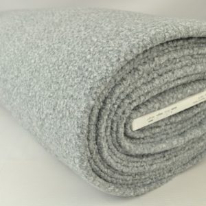 Bouclé stof - Zilvergrijs - Rol