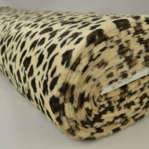 Bont stof - Dierenprint - Beige - Rol