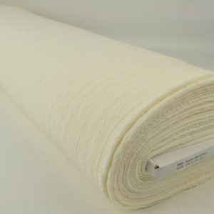 Jacquard gebreide kabel stof - Gebroken wit - Rol