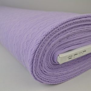 Jacquard gebreide kabel stof - Lavendel - Rol
