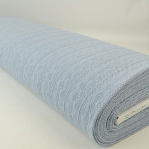 Jacquard gebreide kabel stof - Zilvergrijs - Rol