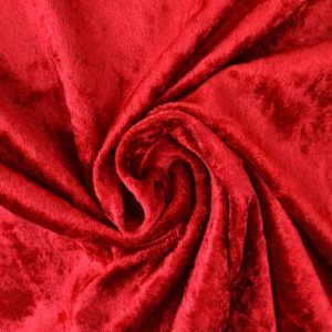 Crushed velvet - Rood
