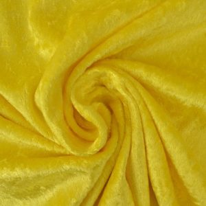 Crushed velvet - Geel
