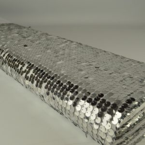Paillettenstof XL - Zilver - Rol