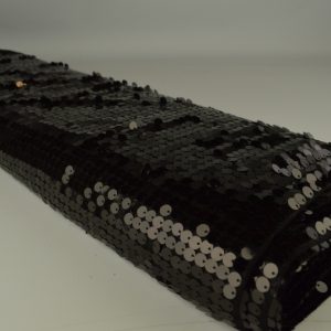 Paillettenstof XL - Zwart - Rol